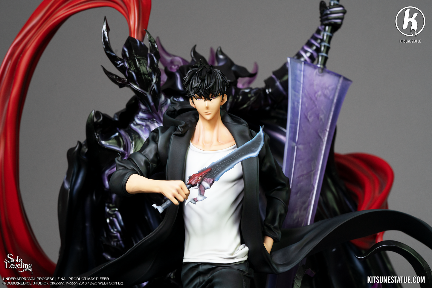 Solo Leveling - Statue - SUNG ET SES OMBRES - 46cm- KITSUNE STATUE